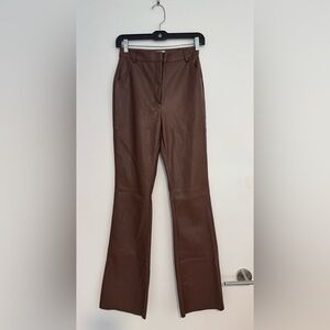 Meshki Brown Boot Cut Pants